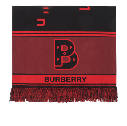 Burberry Football Scarf, front view