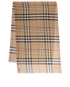 Burberry Giant Check Gauze Scarf, back view
