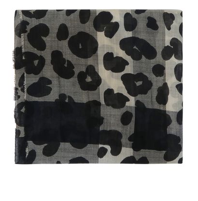 Burberry Leopard print Scarf, front view