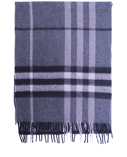 Burberry Classic Check Fringe Scarf, front view