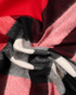 Burberry Half Mega Bandana, &pound;295, Accessories, Red, Cashmere, Other view