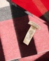 Burberry Half Mega Bandana, &pound;295, Accessories, Red, Cashmere, Other view