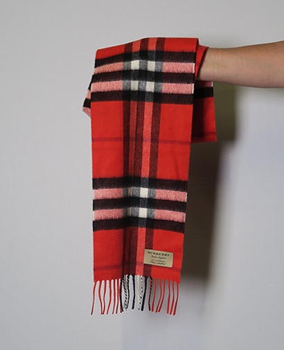 Burberry Kids Classic Check Scarf, front view