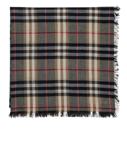 Burberry Castleford Check Lightweight Scarf, front view