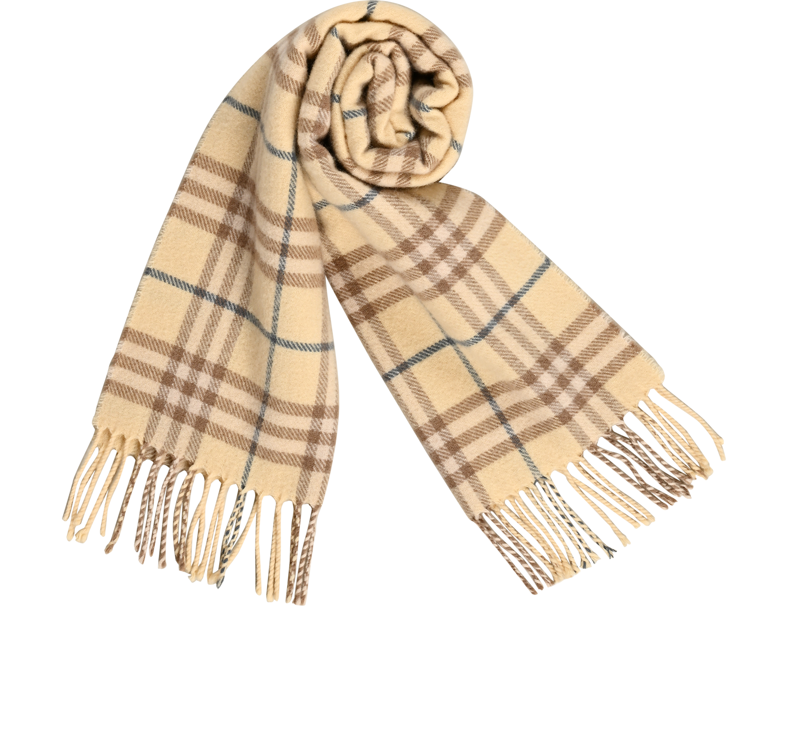 Pre-loved Burberry Small Check Scarf - £150