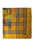 Burberry Graffiti SQ Scarf, £45, Accessories, Black/Yellow, Silk, Back view