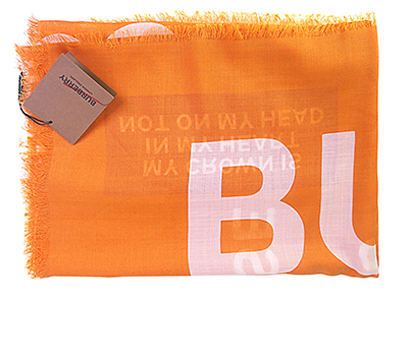 Burberry Horseferry Logo Scarf, front view