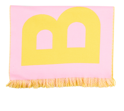 Burberry Text Logo Football Scarf, front view