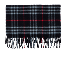 Burberry Check Scarf, Cashmere, Blue, MIE, 3*