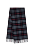 Burberry Check Scarf, &pound;220, Accessories, Blue, Cashmere, Back view