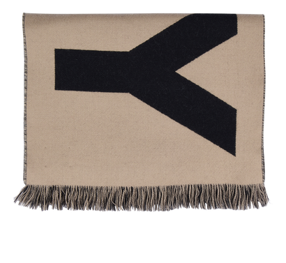 Burberry Logo Jacquard Scarf, front view