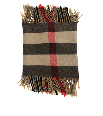 Burberry Half Mega Fringe Scarf, front view