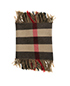 Burberry Half Mega Fringe Scarf, front view