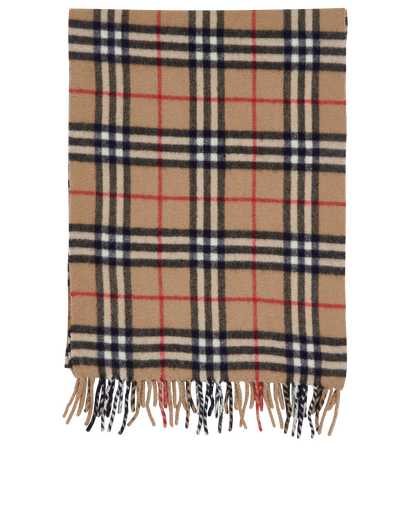 Burberry Vintage Check Scarf, &pound;120, Accessories, Beige, Wool, Front view