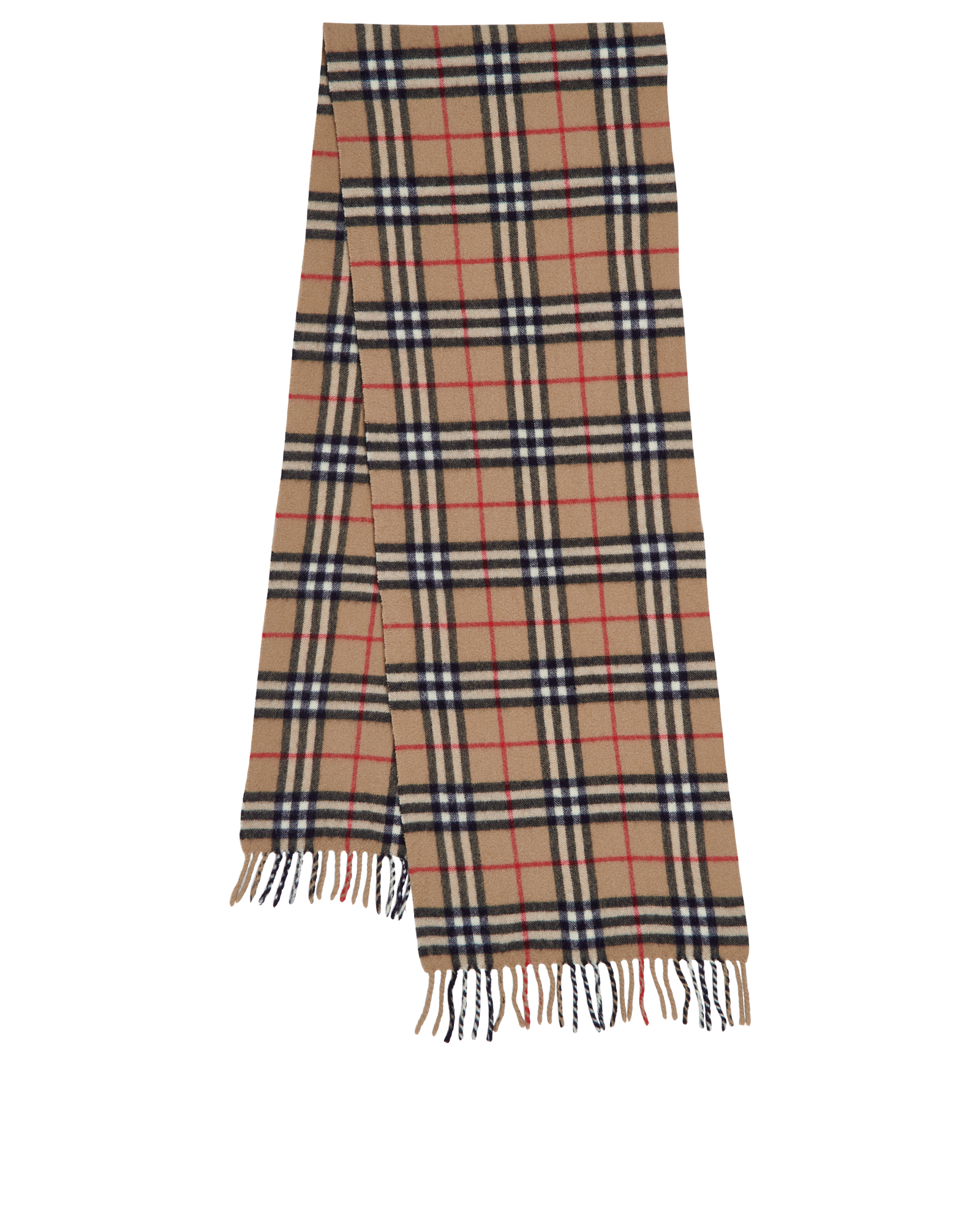 Burberry Vintage Check Scarf, &pound;120, Accessories, Beige, Wool, Back view