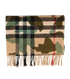 Burberry Camouflage Scarf, &pound;220, Accessories, Beige/Green, Cashmere, Front view
