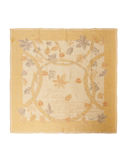 Cartier Baudelaire L'automne Scarf, front view