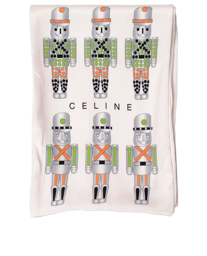 Celine Nutcracker Print Maxi Twilly, front view