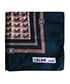 Celine Vintage Silk Horse Scarf, front view