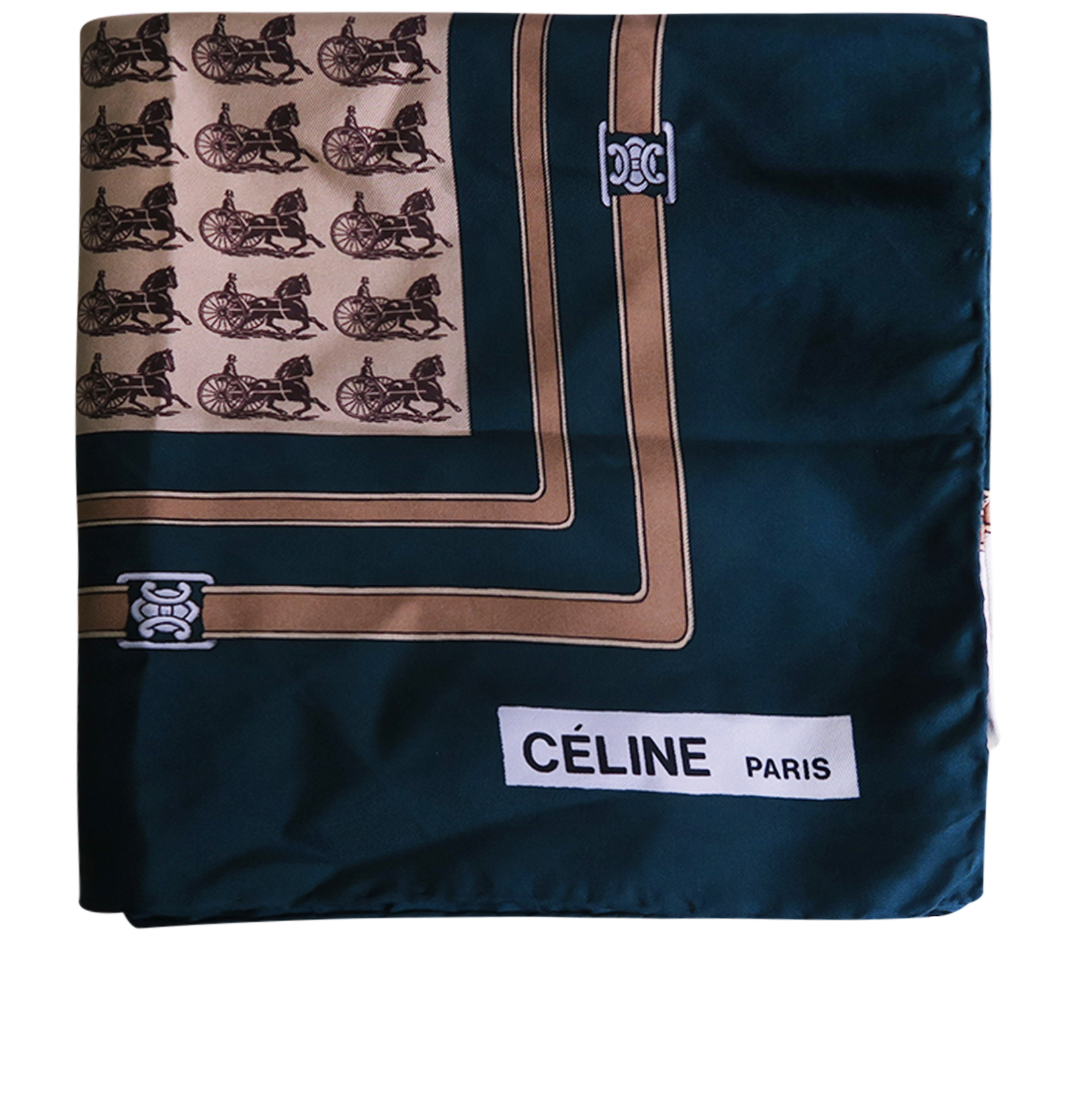 Celine Vintage Silk Horse Scarf, Scarves - Designer Exchange