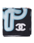 Chanel Neon-Print Scarf, front view