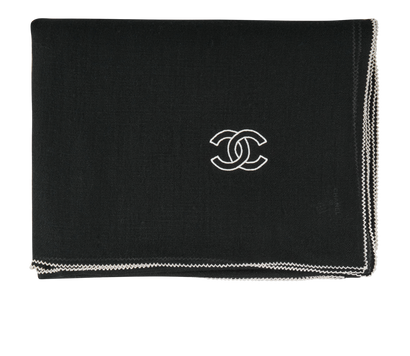 Chanel CC Long Cashmere Scarf, front view