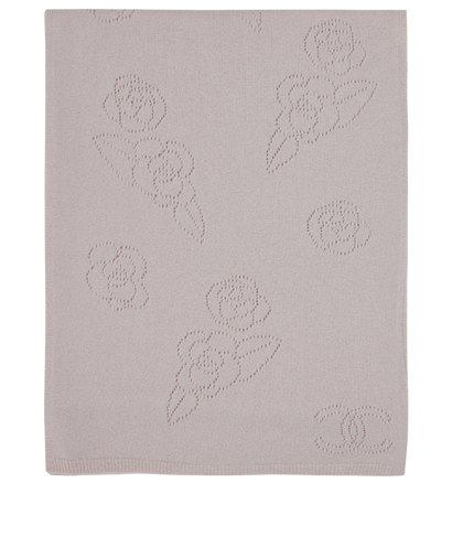 Chanel Camellia Cashmere Scarf, front view
