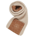 Chanel Suede Quilted Pocket Knit Scarf, other view