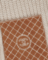 Chanel Suede Quilted Pocket Knit Scarf, other view