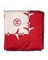 Chanel 2016SS Aeroport Printed Scarf, &pound;250, Accessories, Red/White, Silk, Front view