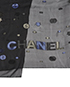 Chanel Sheer Logo & Star Scarf, other view