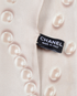 Chanel CC Pearl Print Bandeau Scarf, &pound;105, Accessories, Cream, Silk, Other view