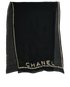 Chanel Logo Sheer Scarf, back view