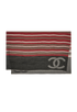 Chanel CC Striped XL Shawl, back view