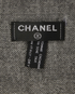 Chanel CC Striped XL Shawl, other view