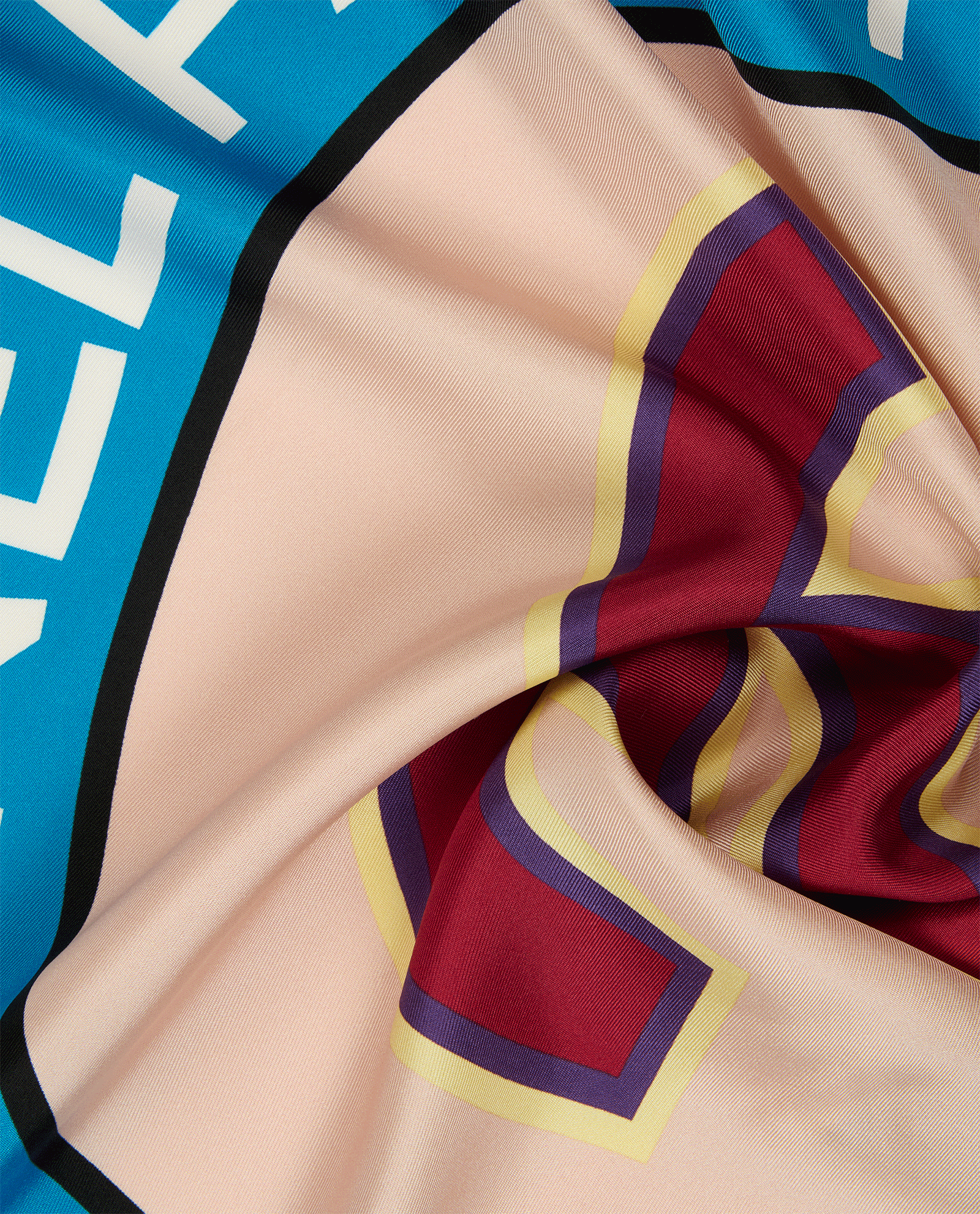 Chanel Rue Cambon 31 Scarf, &pound;350, Accessories, Blue/Green/Purple/Red/White/Yellow, Silk, Other view