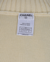 Chanel Turtleneck Bib, £275, Accessories, Cream, Wool, Other view