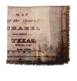 Chanel American Flag Square Scarf, Cashmere, Red/ Blue, MII, 3*