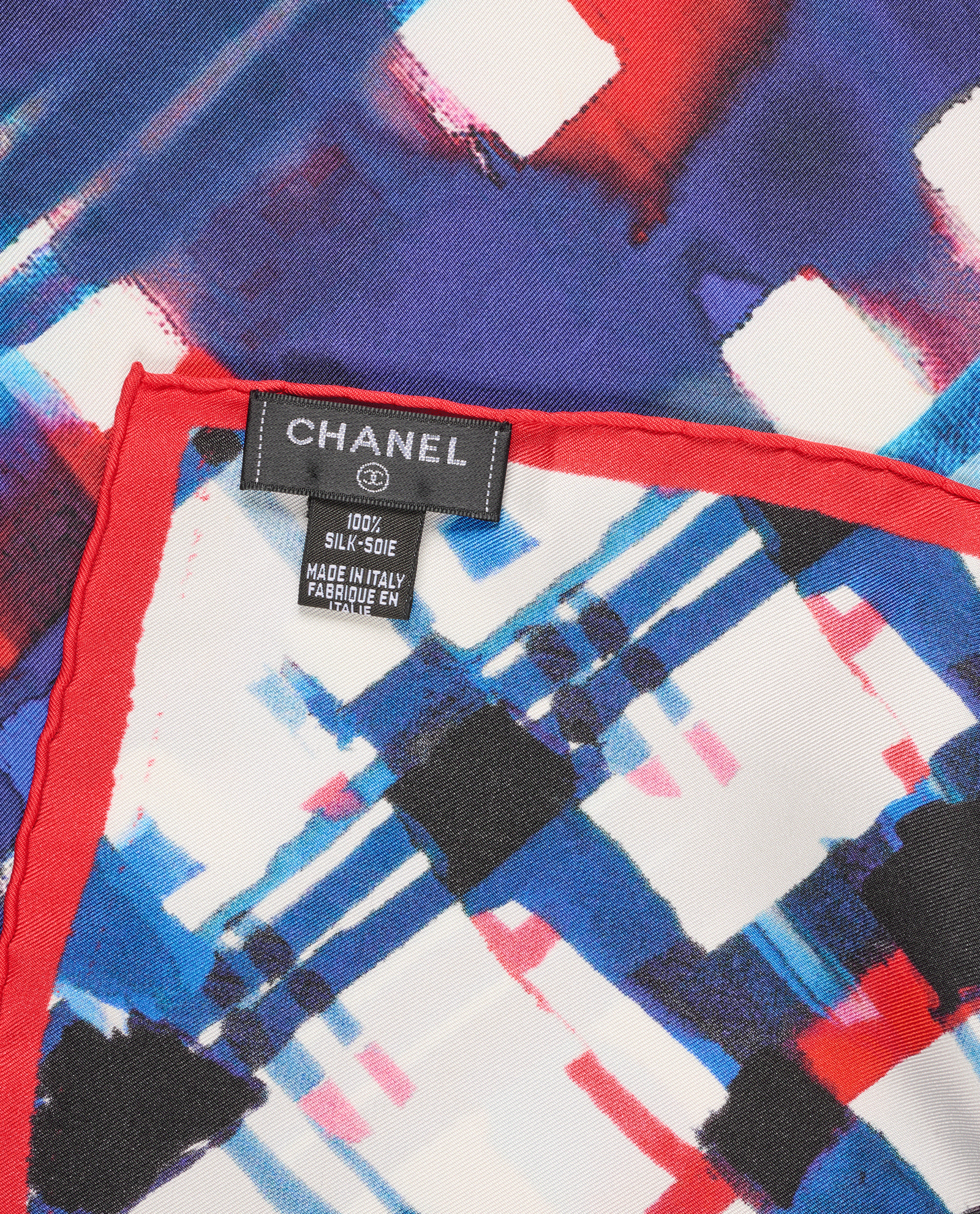 Chanel Airlines Scarf, &pound;250, Accessories, Blue/Red/White, Silk, Other view