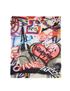 Chanel Graffiti Print Scarf, back view