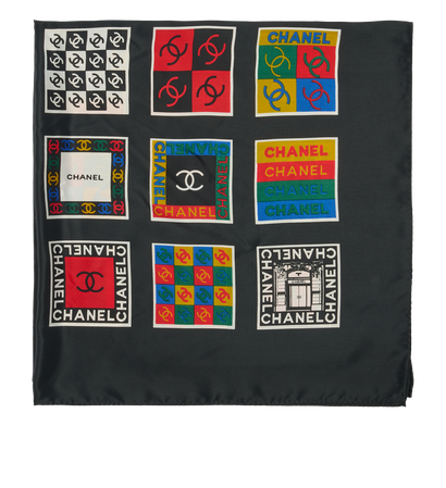 Chanel CC Squares Scarf, front view