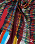 Chanel Print Scarf, &pound;395, Accessories, Black/Blue/Red/White, Silk, Other view