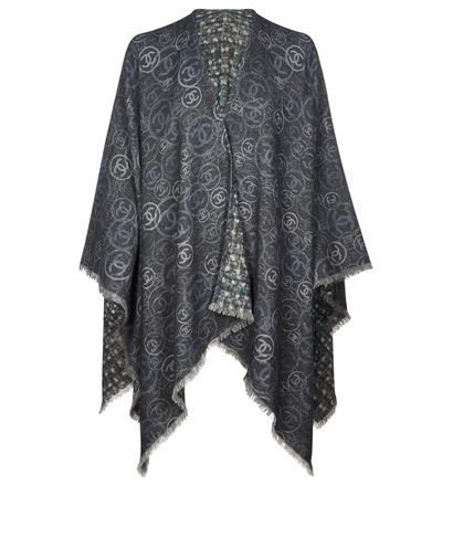 Chanel Reversible CC Shawl, front view