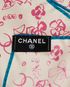 Chanel Floral Brush Print Scarf, other view