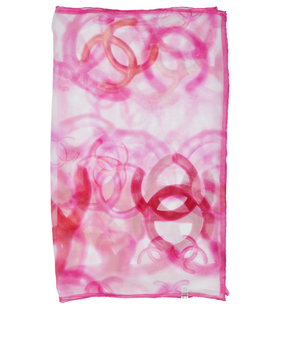 Chanel CC Tie Dye Scarf, front view