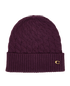 Coach Cable Knit Beanie & Scarf Set, &pound;60, Accessories, Purple, Polyester, Other view