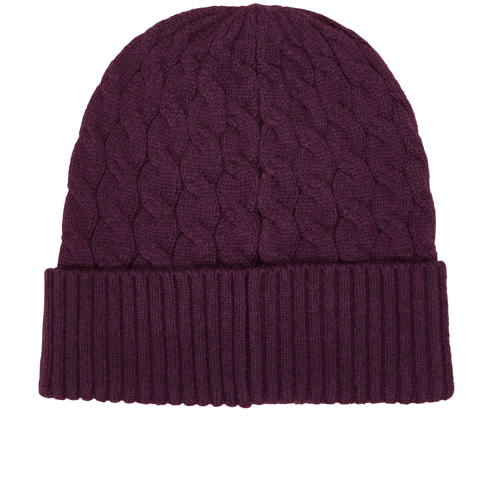 Coach Cable Knit Beanie & Scarf Set, &pound;60, Accessories, Purple, Polyester, Other view