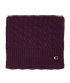 Coach Cable Knit Beanie & Scarf Set, &pound;60, Accessories, Purple, Polyester, Other view