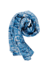 Christian Dior Statue Print Scarf, £295, Accessories, Blue, Cotton, Other view