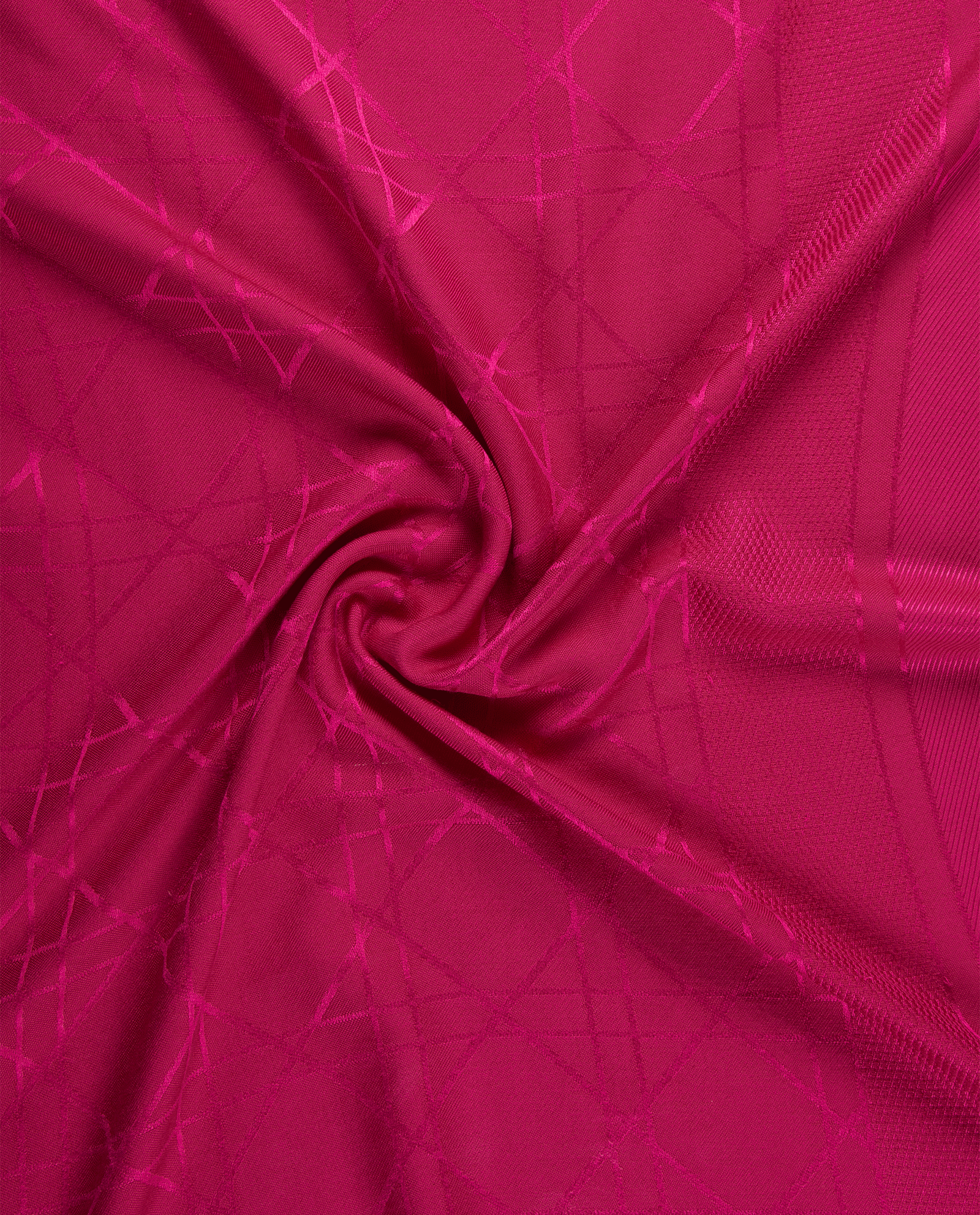 Christian Dior Geometric Scarf, &pound;150, Accessories, Pink, Silk/Wool, Other view